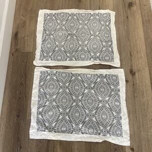 Amy Butler Well Spun Organic Cotton Pillow Cases Set 2 Sham Boho Standard Beachy
